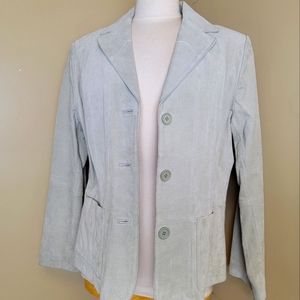 Monterey Bay vintage Suede Leather Genuine jacket. Blazer.